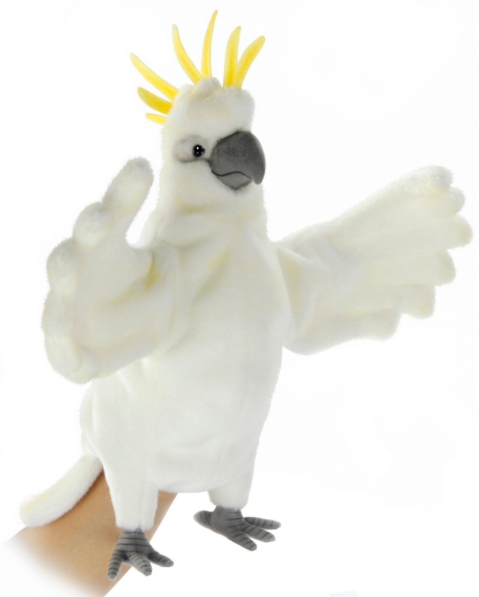 Мягкая игрушка на руку Hansa Попугай Какаду, 43 см (7352) - фото 1