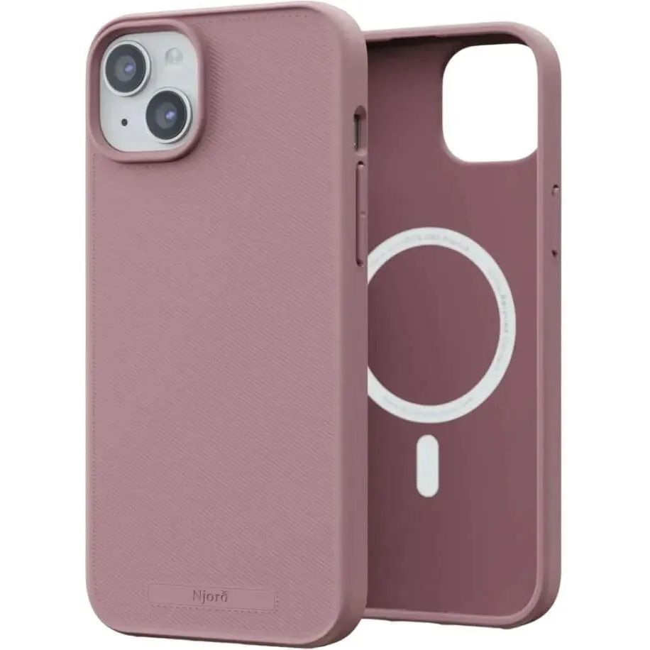 Чохол-накладка Njord 100% GRS MagSafe Case Pink Blush для iPhone 15 Plus - фото 1