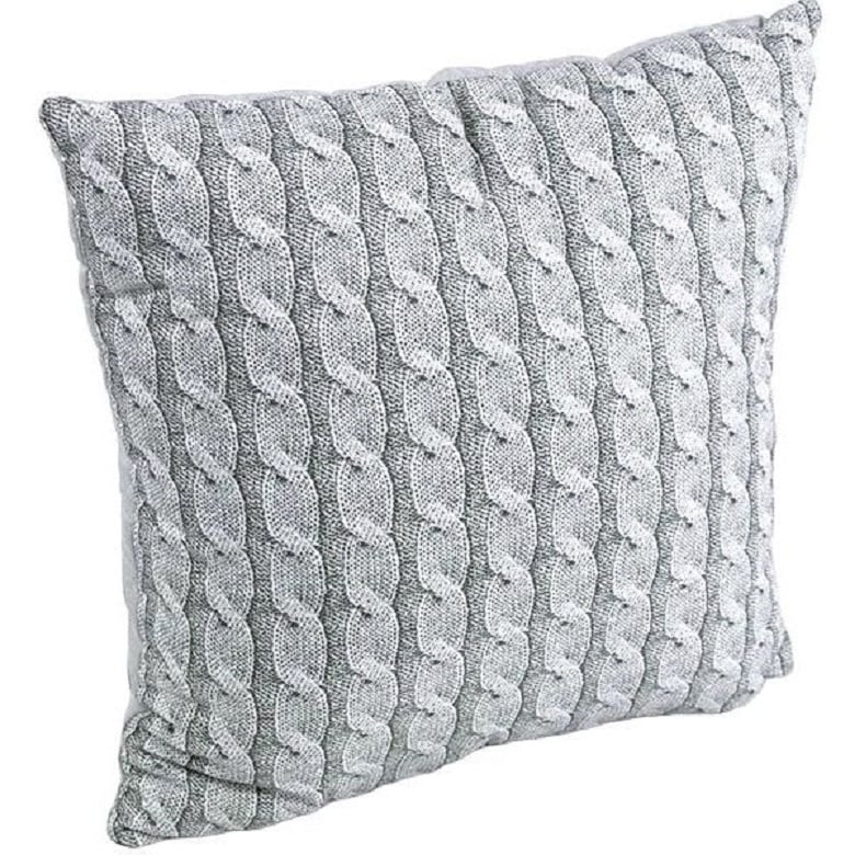 Декоративная подушка Руно Grey Braid, 50х50 см (Р306.52_Grey Braid) - фото 1