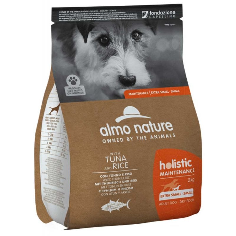 Сухой корм Almo Nature Holistic Dog для собак маленьких пород, с тунцом и рисом, 2 кг (6912) - фото 1