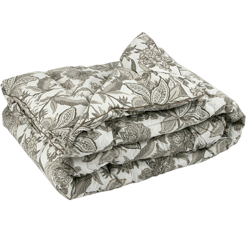 Одеяло шерстяное Руно Comfort Luxury, 205х140 см, бязь, зима, бежевое (321.02ШК+У_Luxury) - фото 1