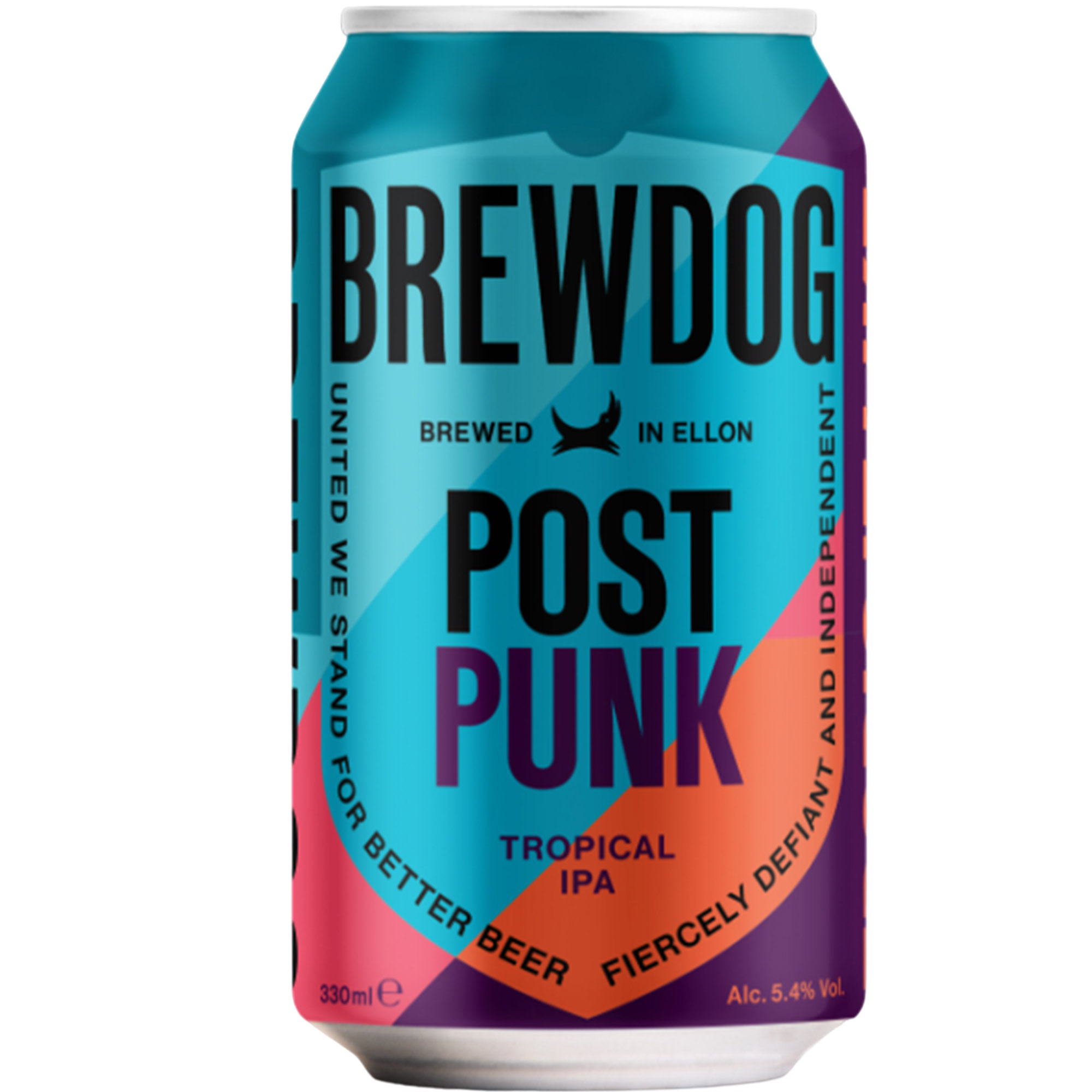 Пиво BrewDog Post Punk светлое 5.4% 0.33 л ж/б - фото 1