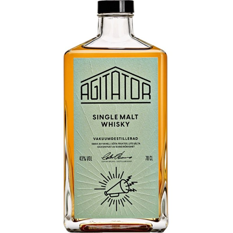 Віскі Agitator Single Malt Whisky 43% 0.7 л - фото 1