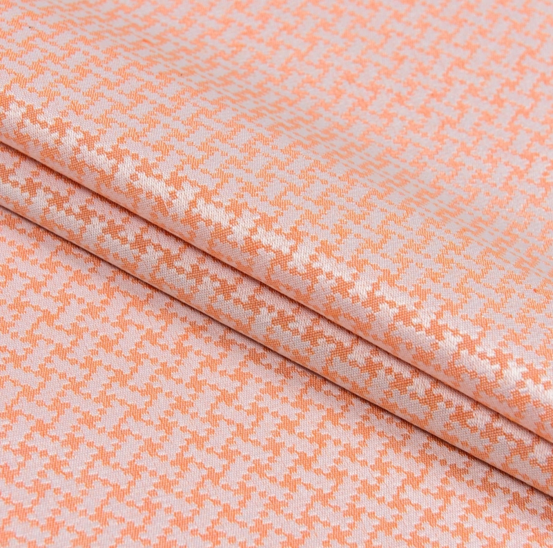 Скатерть MirSon Жаккард №302 Jacquard orange, 140x140 см - фото 4