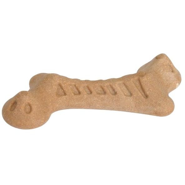 Іграшка для собак Camon кісточка для підтримки здоров'я зубів, бамбукова, 13 см - фото 2