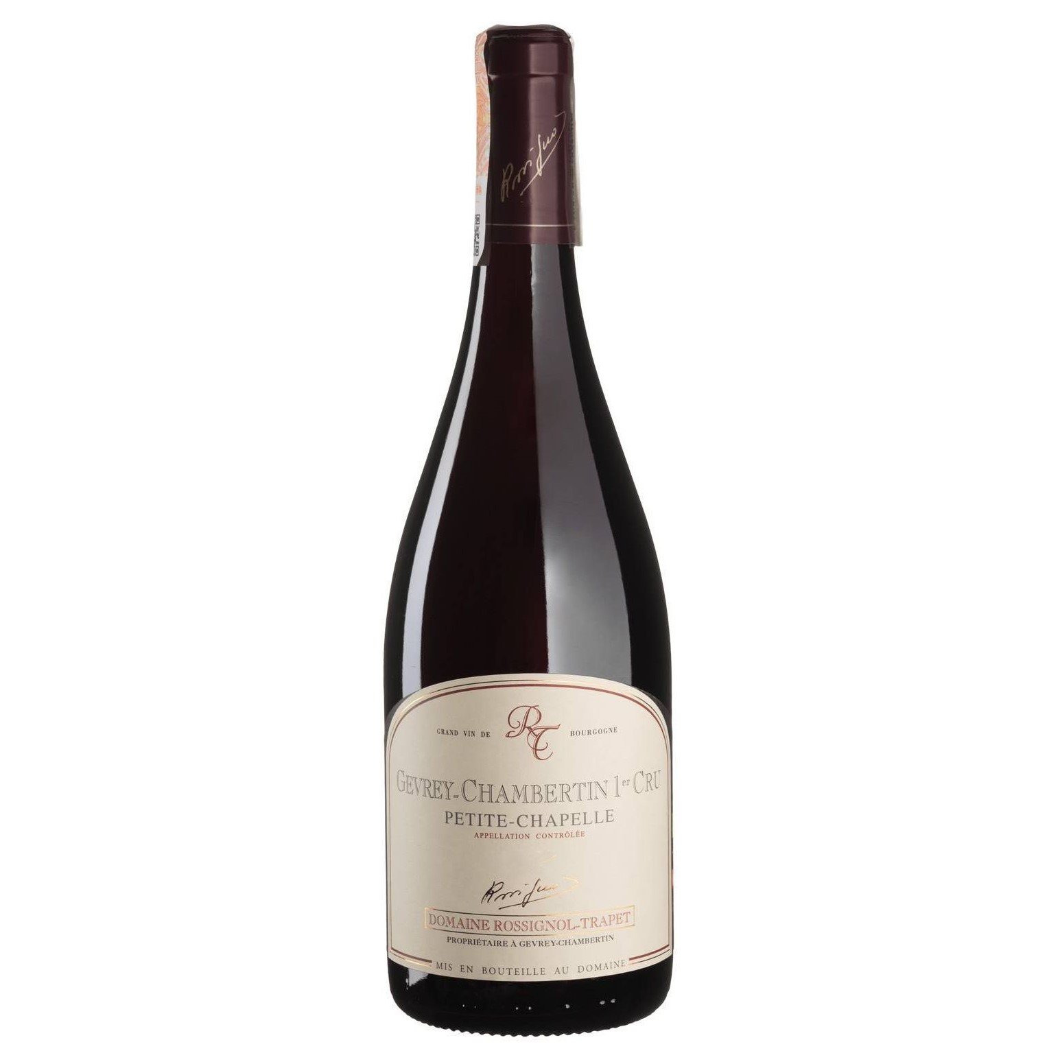 Вино Domaine Rossignol Trapet Gevrey-Chambertin 1er Cru Petite Chapelle 2020, червоне, сухе, 0,75 л - фото 1