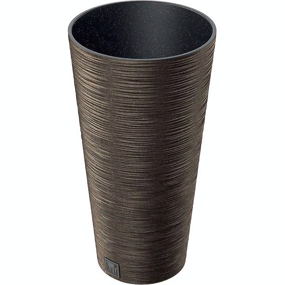Горщик для квітів Prosperplast Furu Eco Wood з вкладкою 27 л кавовий (57543-4625) - фото 1
