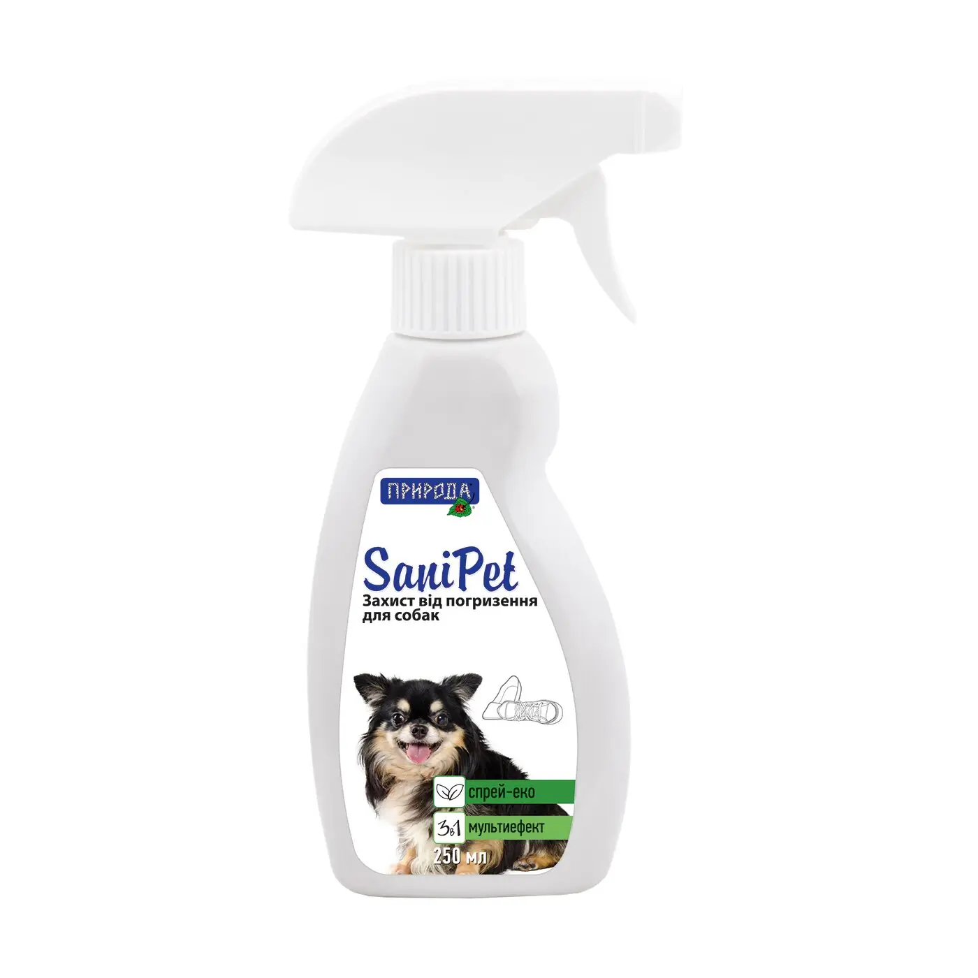 Спрей-відлякувач для собак Природа Sani Pet, для захисту від гризіння, 250 мл (PR240561) - фото 1