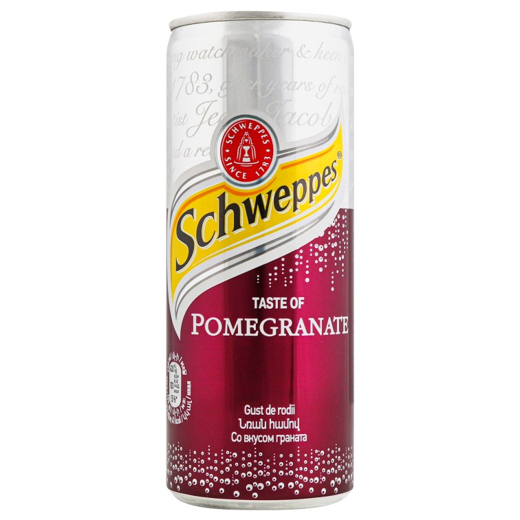 Напій Schweppes Pomegranate безалкогольний 250 мл (908728) - фото 1