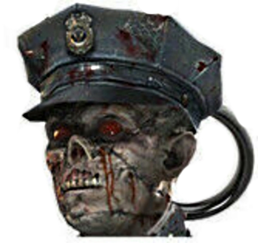 Кружка 3D керамическая Зомби Зов Долга Call of Duty Zombie Cop Molded Mug mug 3D CD - фото 5