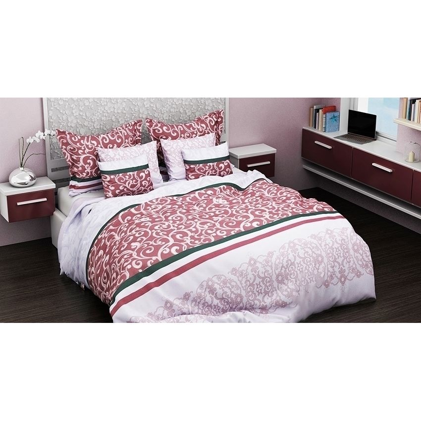Комплект постільної білизни TAG Tekstil 2-спальний Різнокольоровий 000142553 (R4053) - фото 1