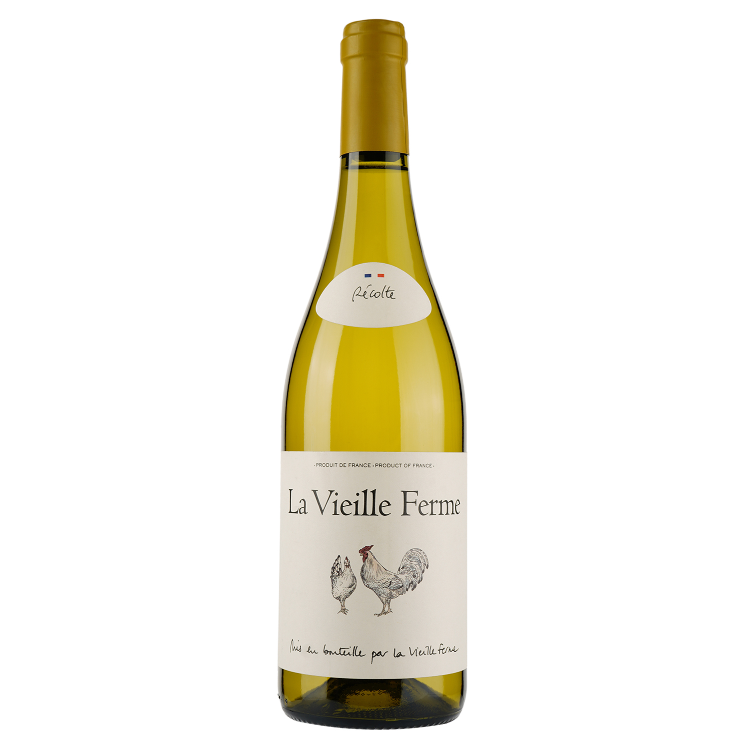 Вино La Vieille Ferme Perrin et Fils, біле, сухе, 12,5%, 0,75 л - фото 1
