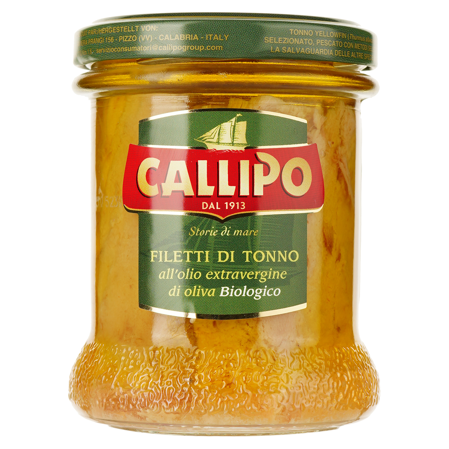 Тунець Callipo філе в оливковій олії EV 170 г (809533) - фото 1