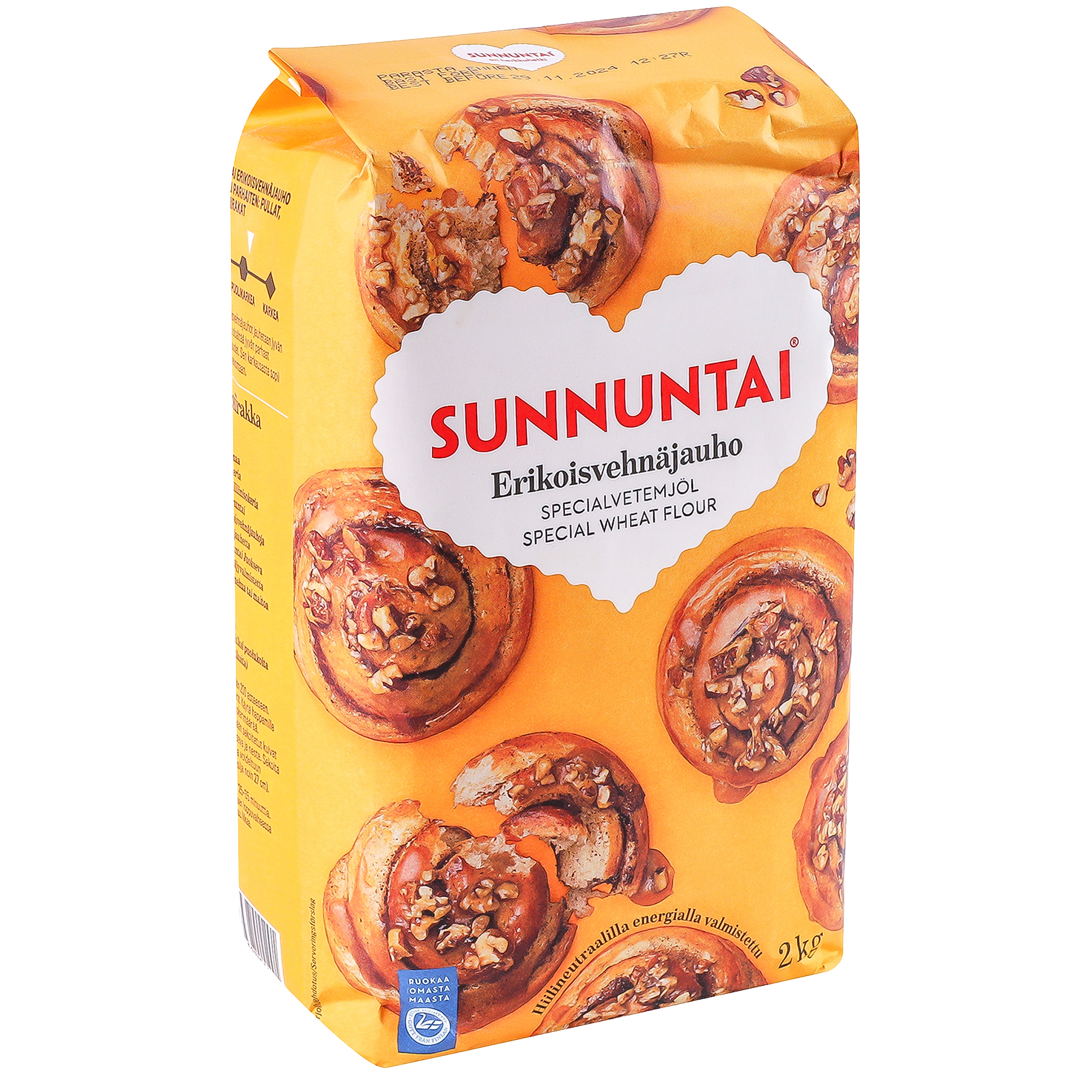 Мука пшеничная Sunnuntai 2 кг (946623) - фото 2