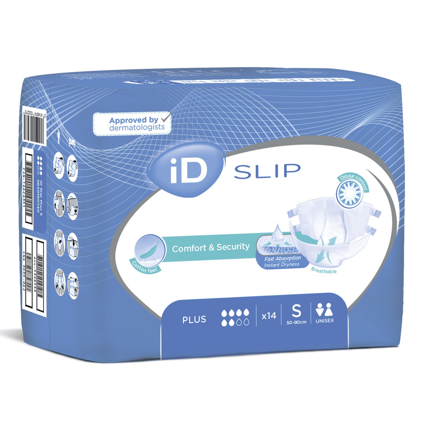 Подгузники для взрослых iD SLIP Plus Small 14 шт. - фото 2