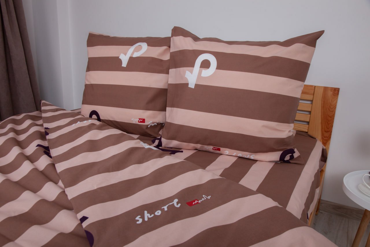 Комплект постільної білизни ТЕП Soft dreams Line Brown євро коричневий (2-03859_26454) - фото 4
