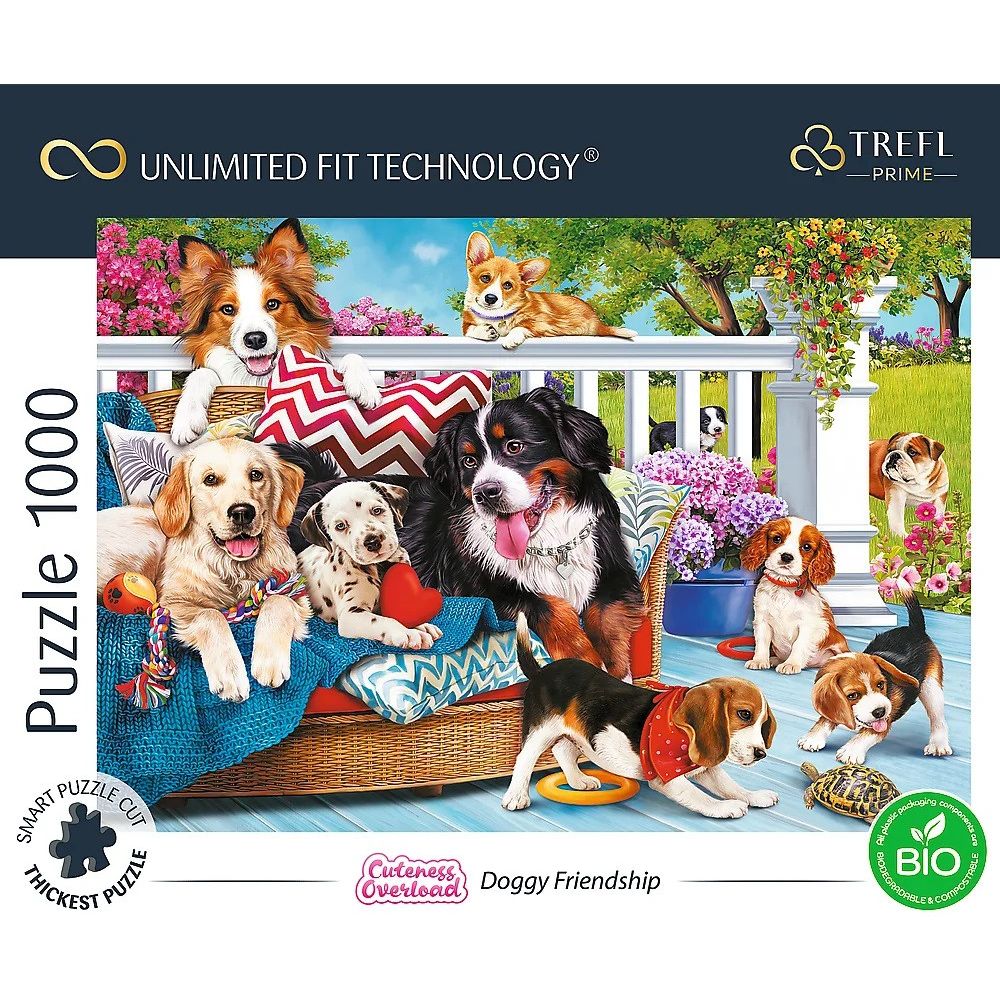 Пазлы Trefl Безграничная коллекция: Собачья дружба 1000 элементов - фото 3