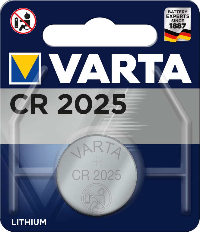 Батарейка Varta CR 2025 Bli 1 Lithium, 1 шт. (6025101401) - фото 1