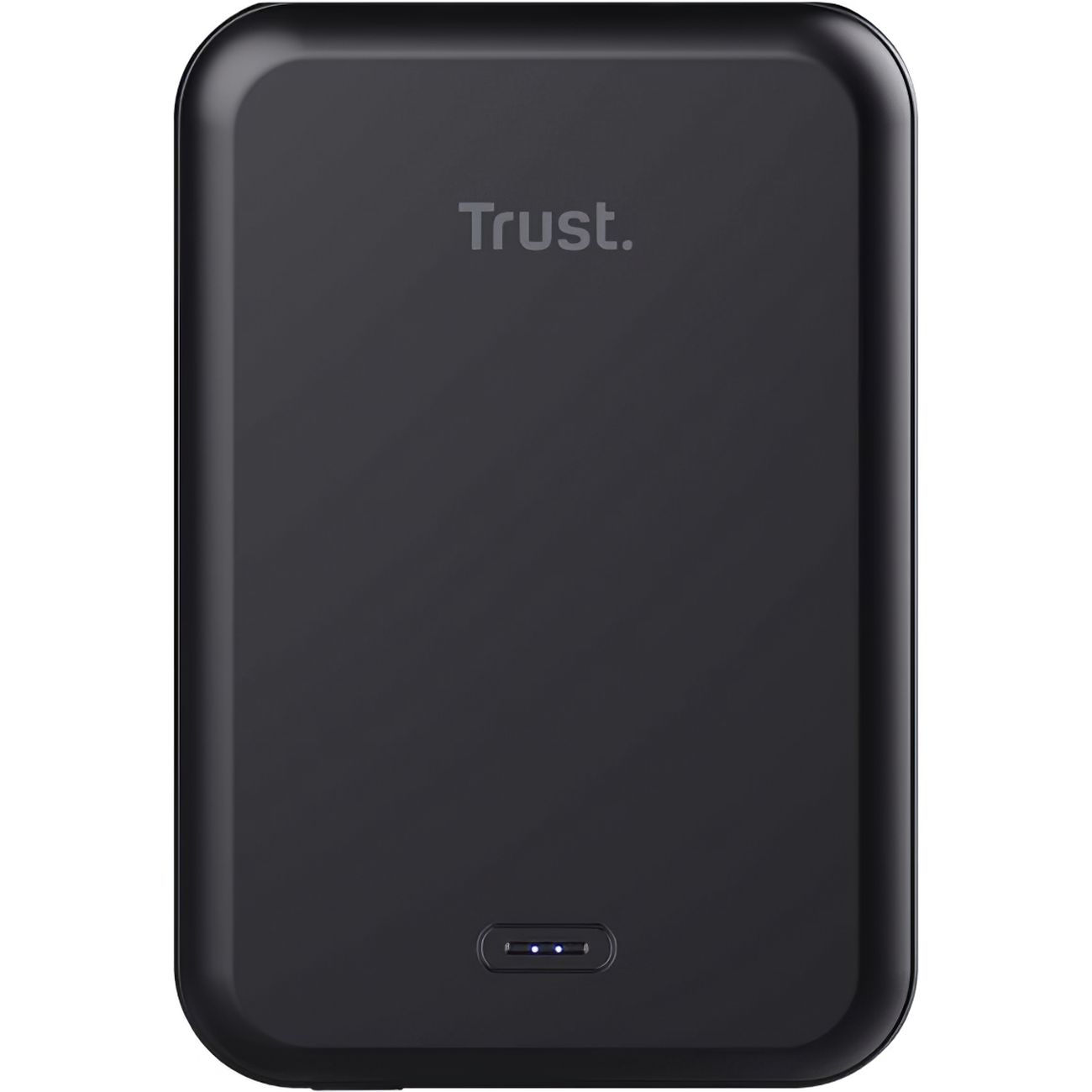 Повербанк Trust Magnetic Wireless 5000 mAh 15W черный (24877_TRUST) - фото 1