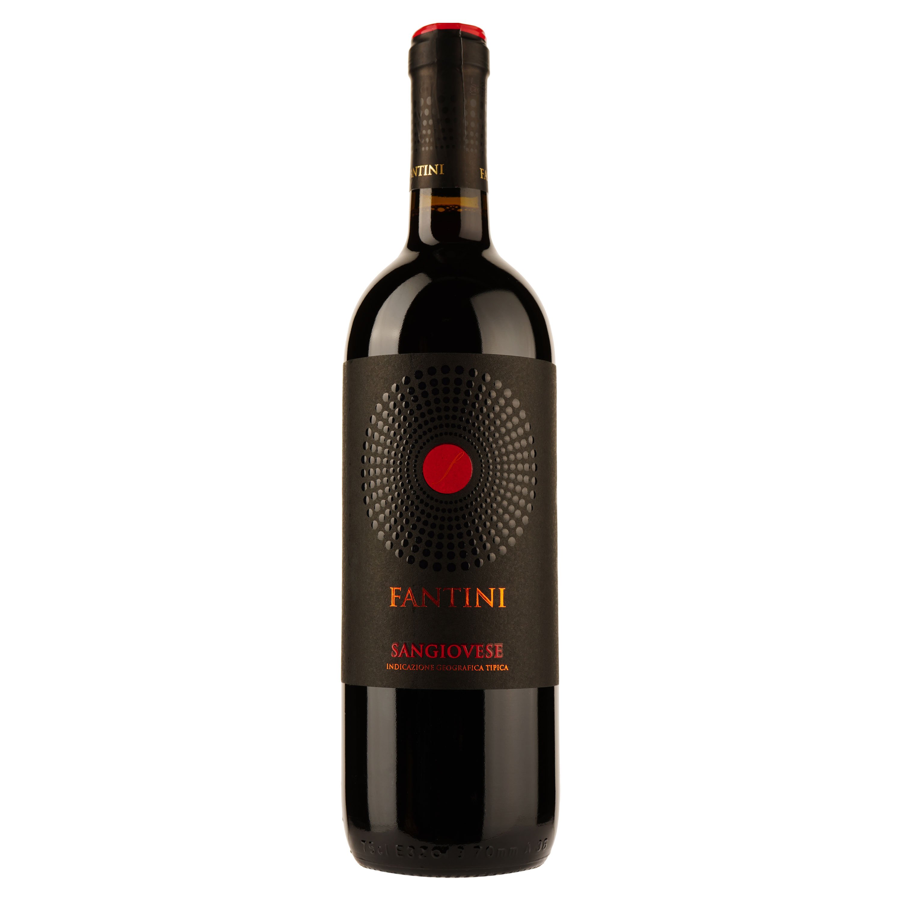 Вино Fantini Farnese Sangiovese Terre Di Chieti, червоне, сухе, 12,5%, 0,75 л (838) - фото 1