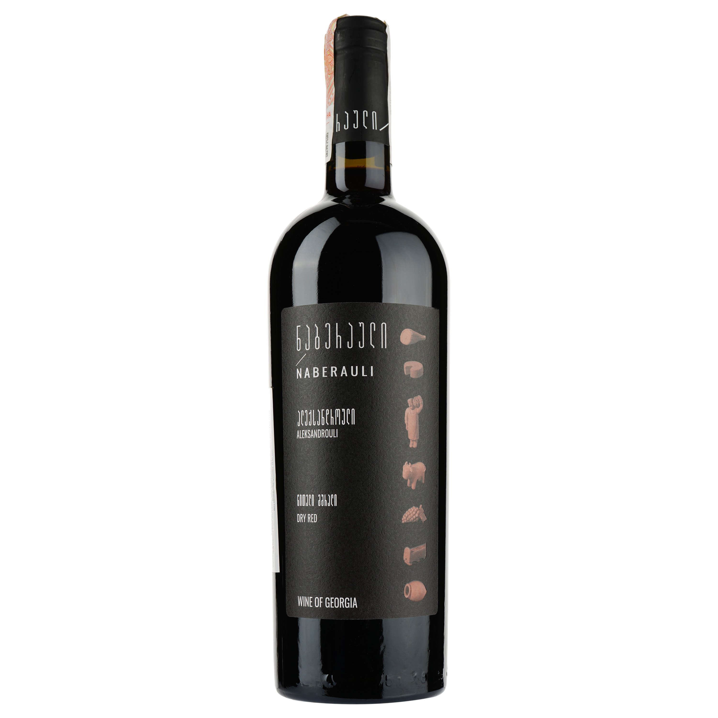 Вино Naberauli Aleksandrouli, красное, сухое, 0,75 л - фото 1