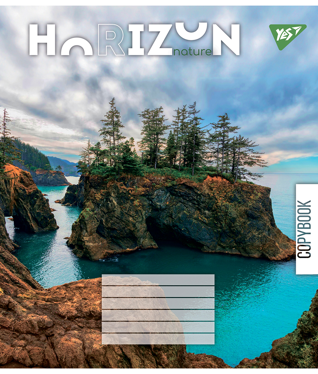 Набір зошитів Yes Horizon nature А5 в лінійку 60 аркушів 10 шт. (767159) - фото 4