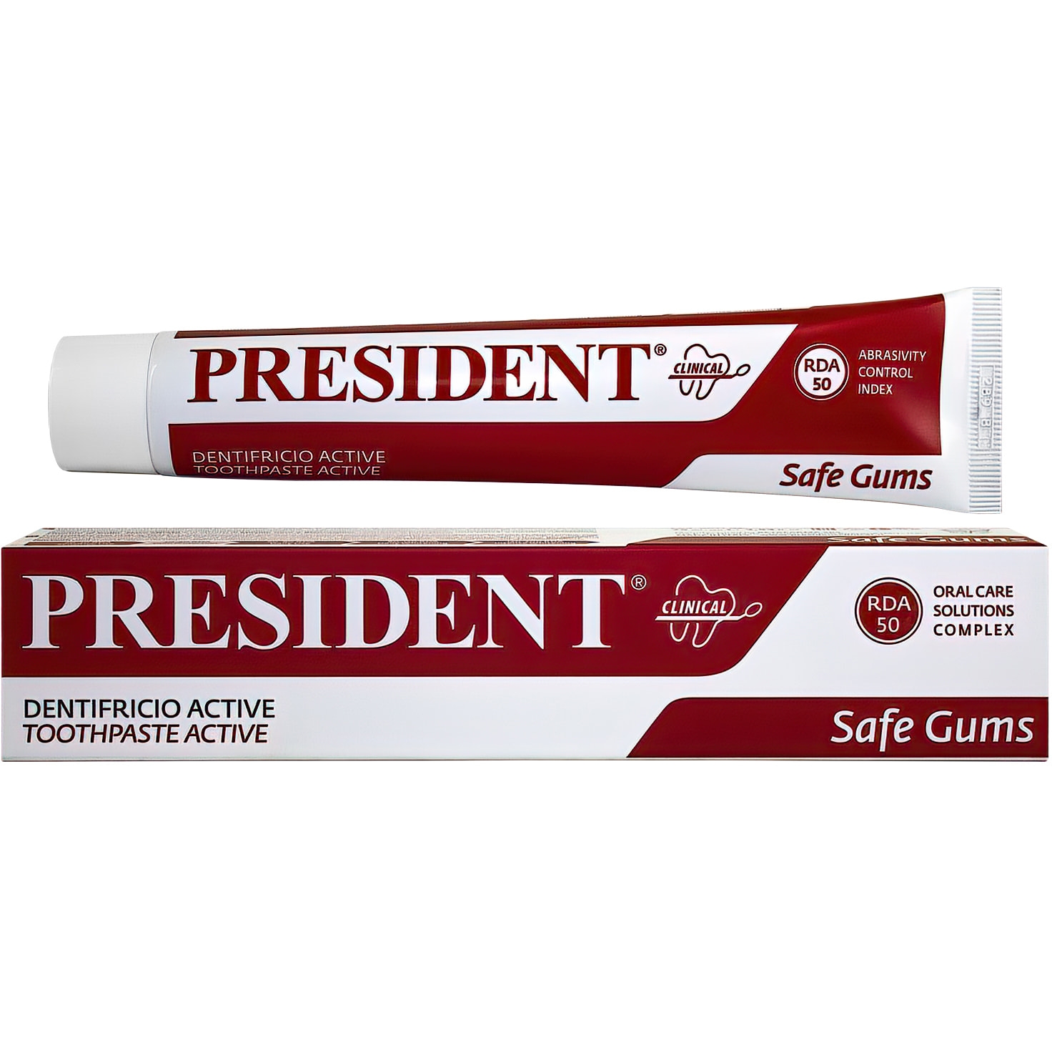 Зубная паста President Active Toothpaste 75 мл - фото 1