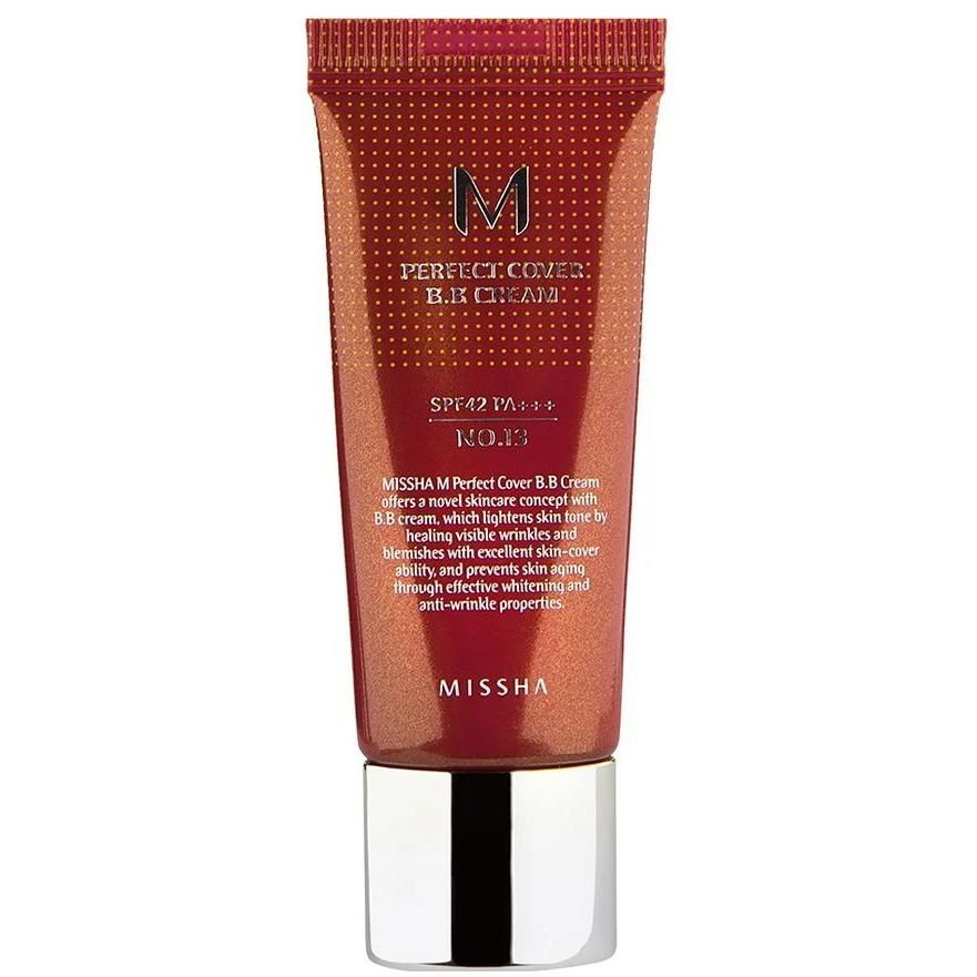 ВВ-крем Missha M Perfect Cover RX SPF42/PA+++ тон 13 (Bright Beige) 20 мл - фото 1