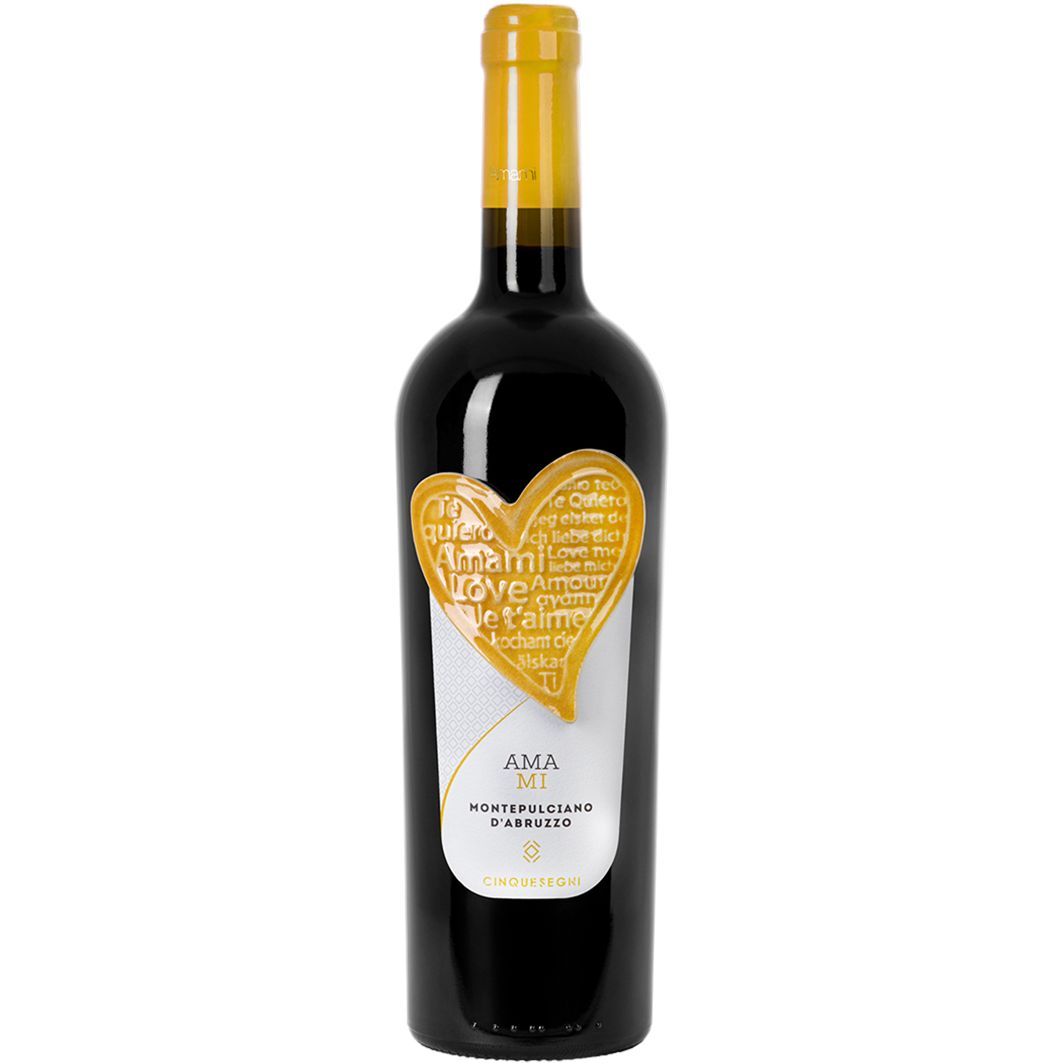 Вино Amami Montepulciano d'Abruzzo, червоне, сухе, 13,5%, 0,75 л (8000019863874) - фото 1