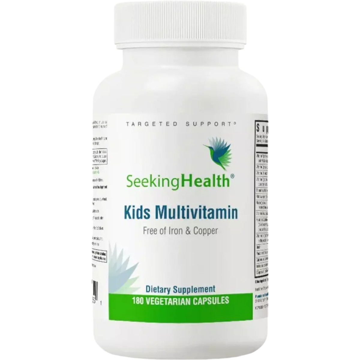 Мультивітаміни для дітей Seeking Health Kids Multivitamin без заліза та міді 180 вегетаріанських капсул - фото 1