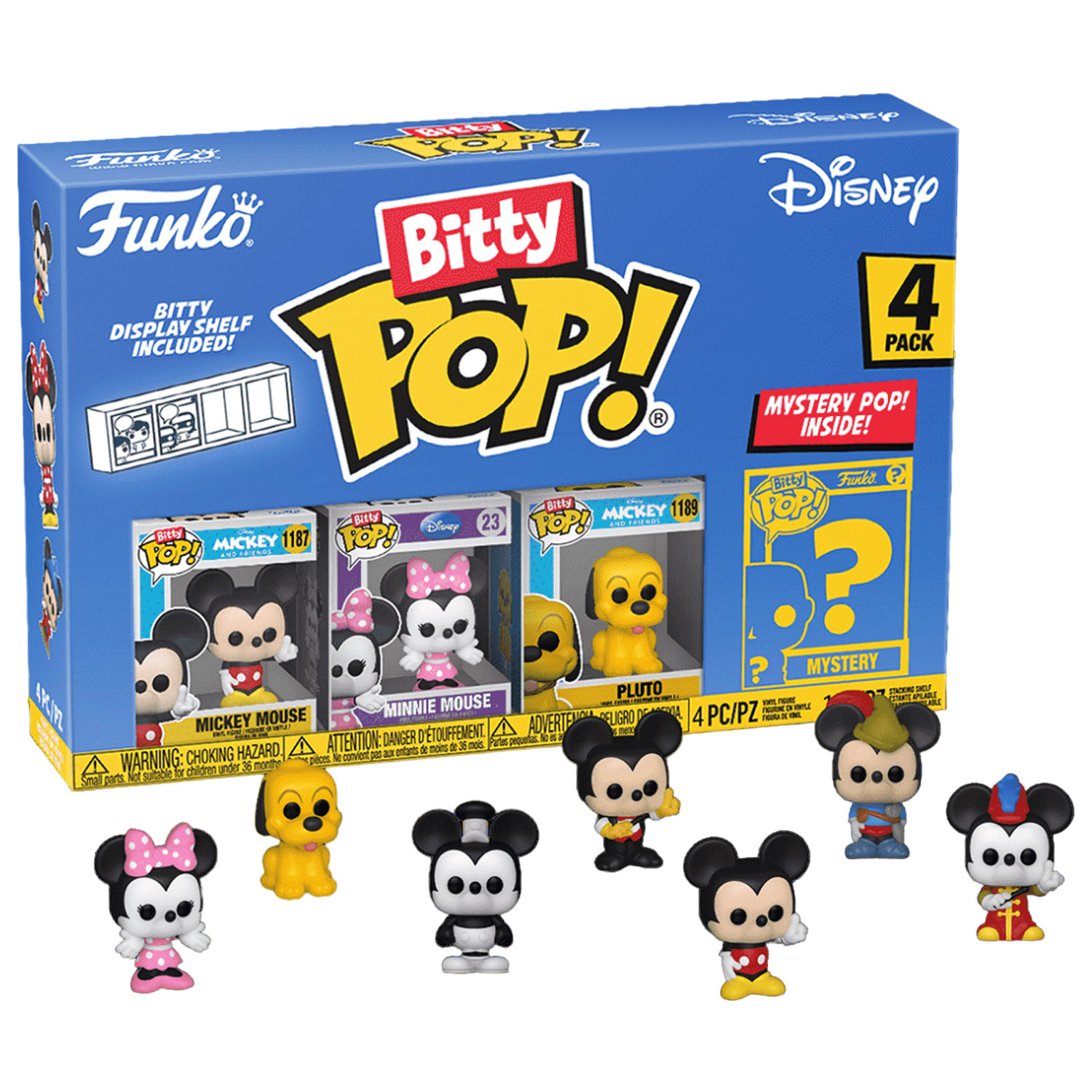 Набір ігрових фігурок Funko Bitty Pop Disney Series 1, 4 шт. (76340) - фото 1