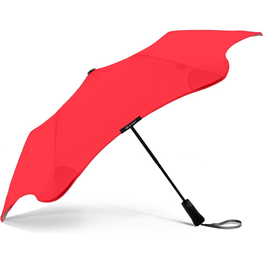 Жіноча складана парасолька напівавтомат Blunt 100 см червона - фото 1