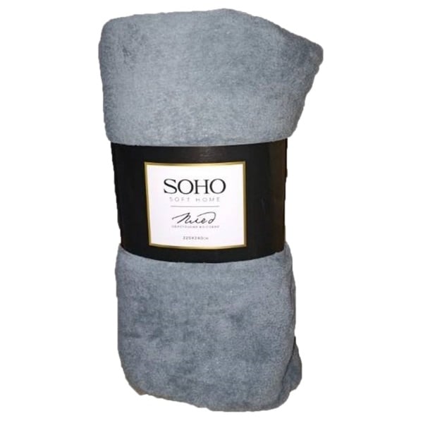 Текстиль для дому Soho Плед Gray, 220х240 см (1102К) - фото 1