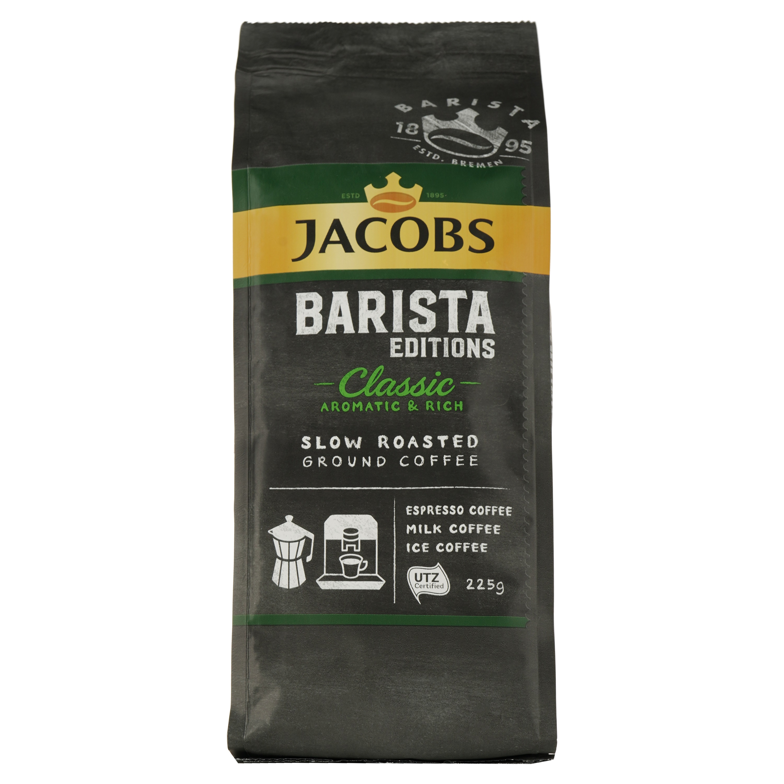 Кофе молотый Jacobs Barista Editions Classic, 225 г (797544) - фото 1