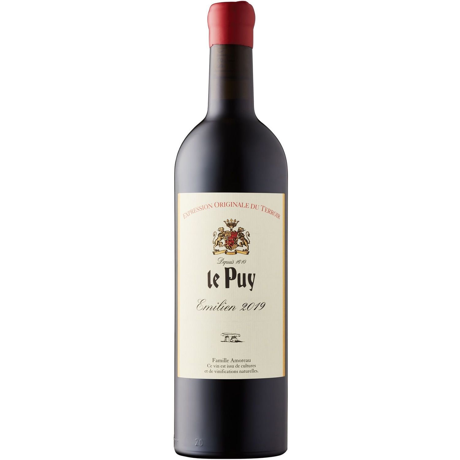 Вино Le Puy Emilien 2019 червоне сухе 0.75 л - фото 1