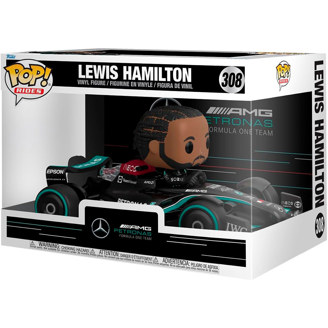 Игровая фигурка Funko Pop Формула-1 Льюис Гамильтон на машине (75797) - фото 2