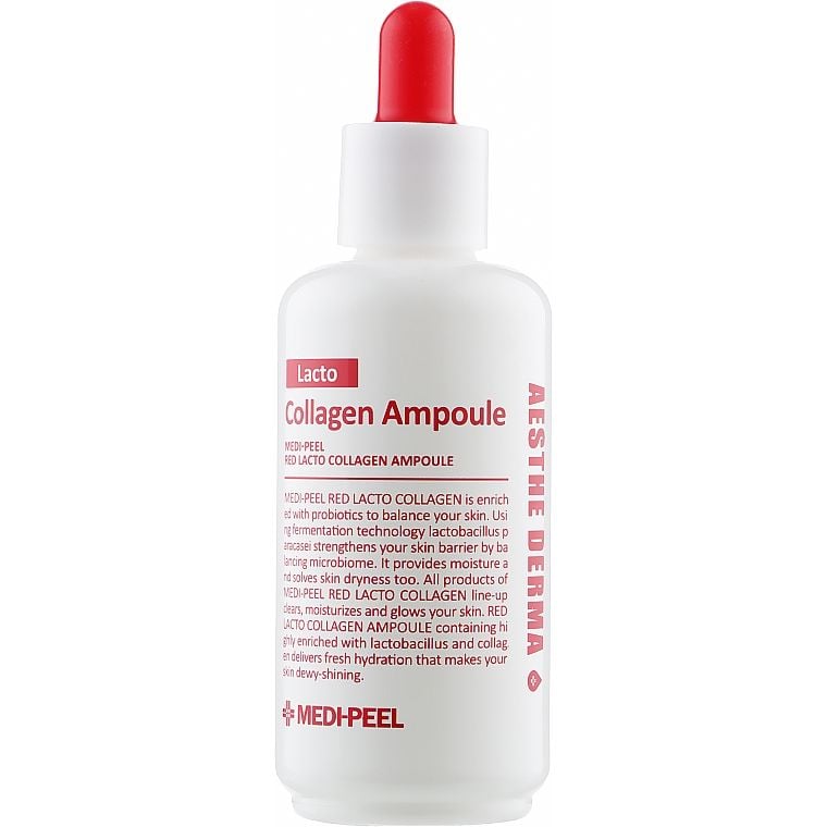 Сыворотка для лица с коллагеном и бифидобактериями Medi-Peel Red Lacto Collagen Ampoule, 70 мл - фото 1