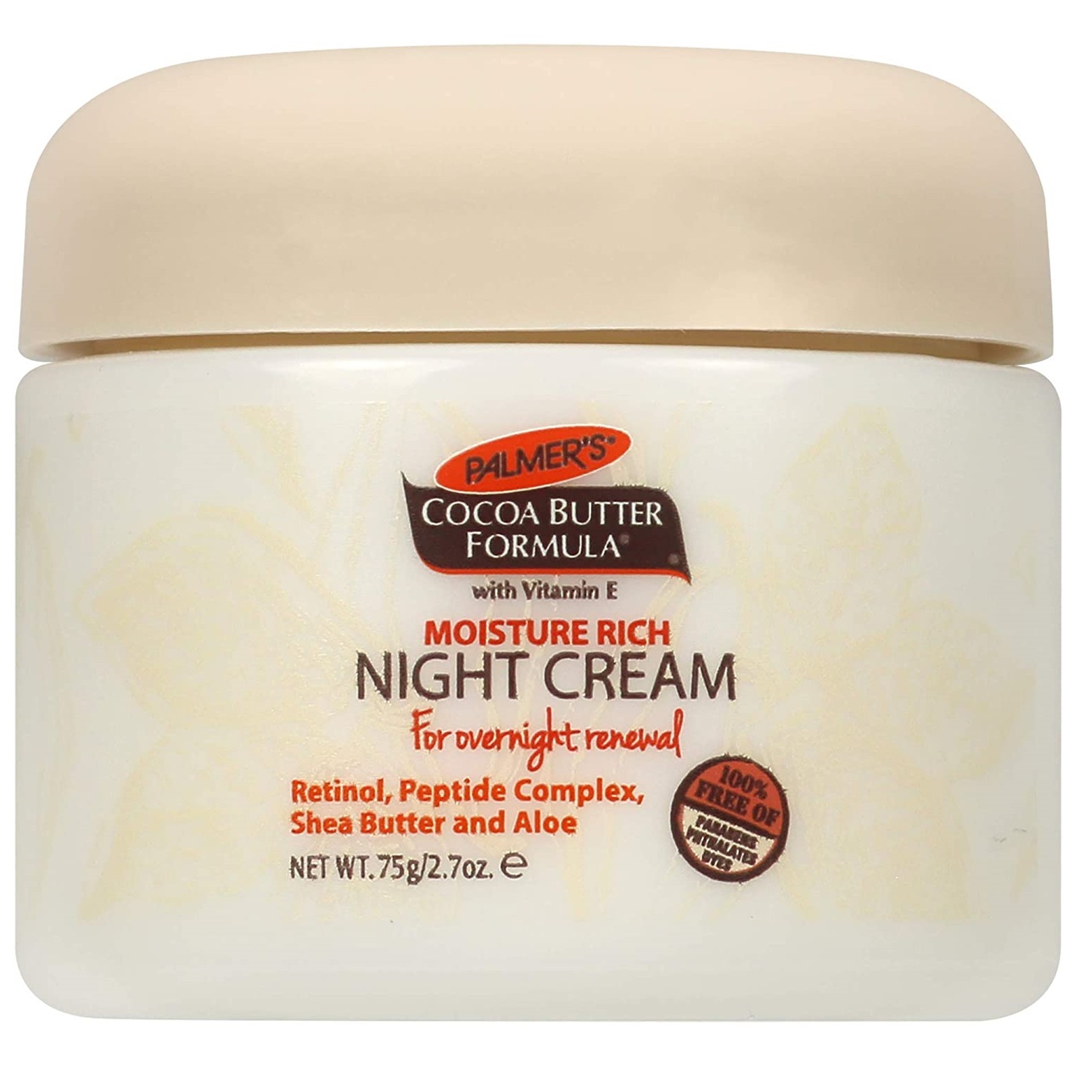 Ночной крем для лица Palmer's Cocoa Butter Formula, питательный, 75 мл (4545-6) - фото 1