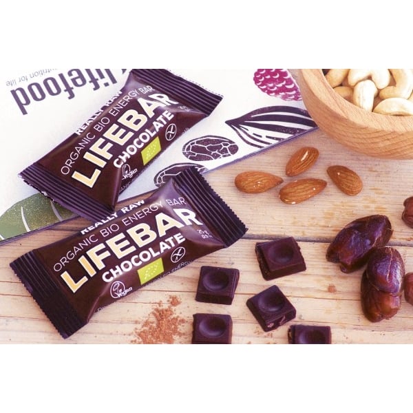 Батончик Lifefood Lifebar Шоколад міні органічний 25 г - фото 3