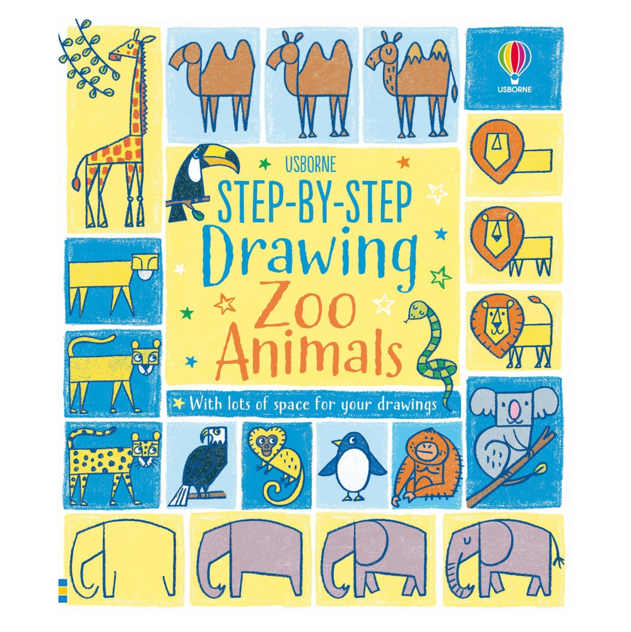 Step-by-step Drawing Zoo Animals - Fiona Watt, англ. мова (9781474989787) - фото 1