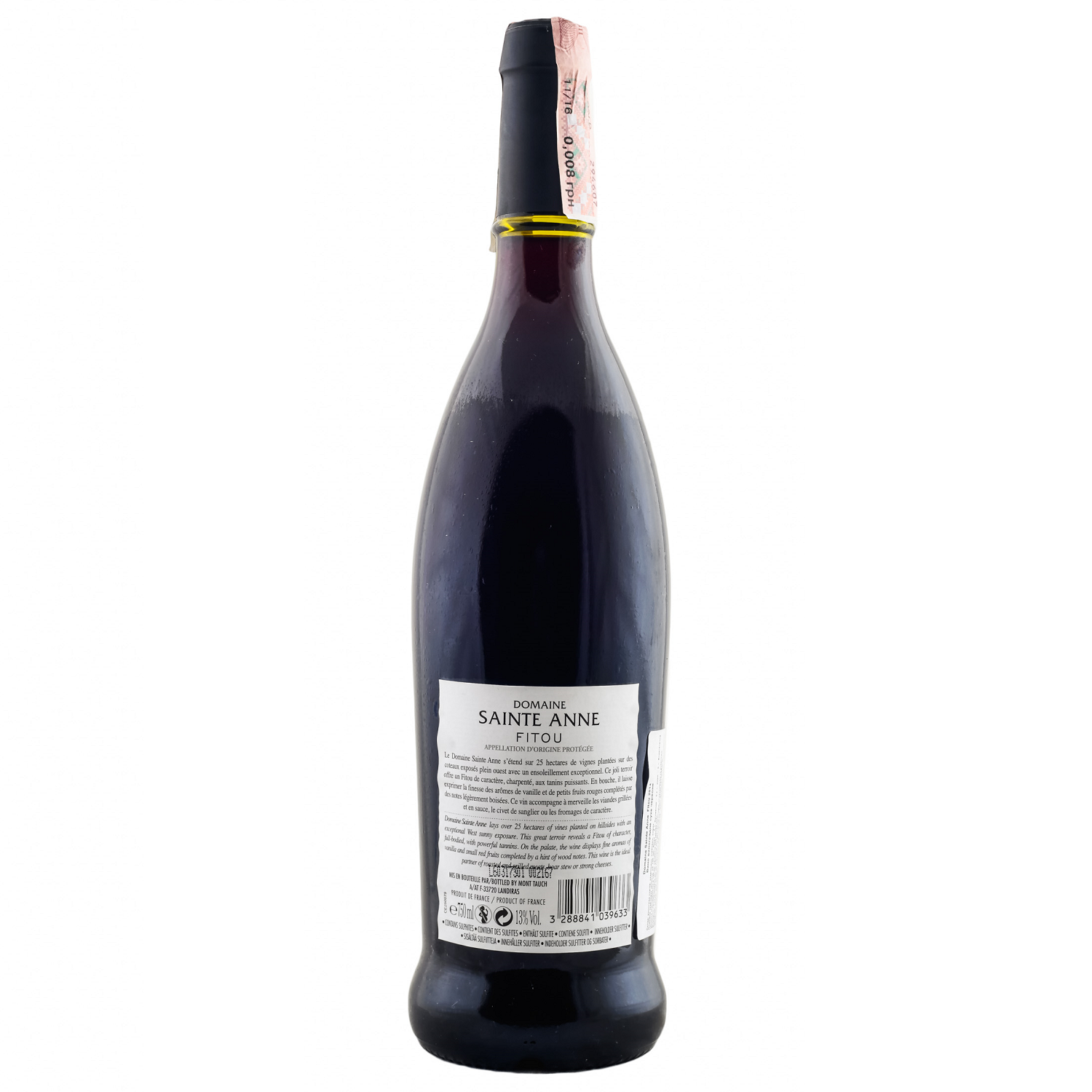 Вино Domaine Sainte Anne Fitou, красное, сухое, 0,75 л - фото 2