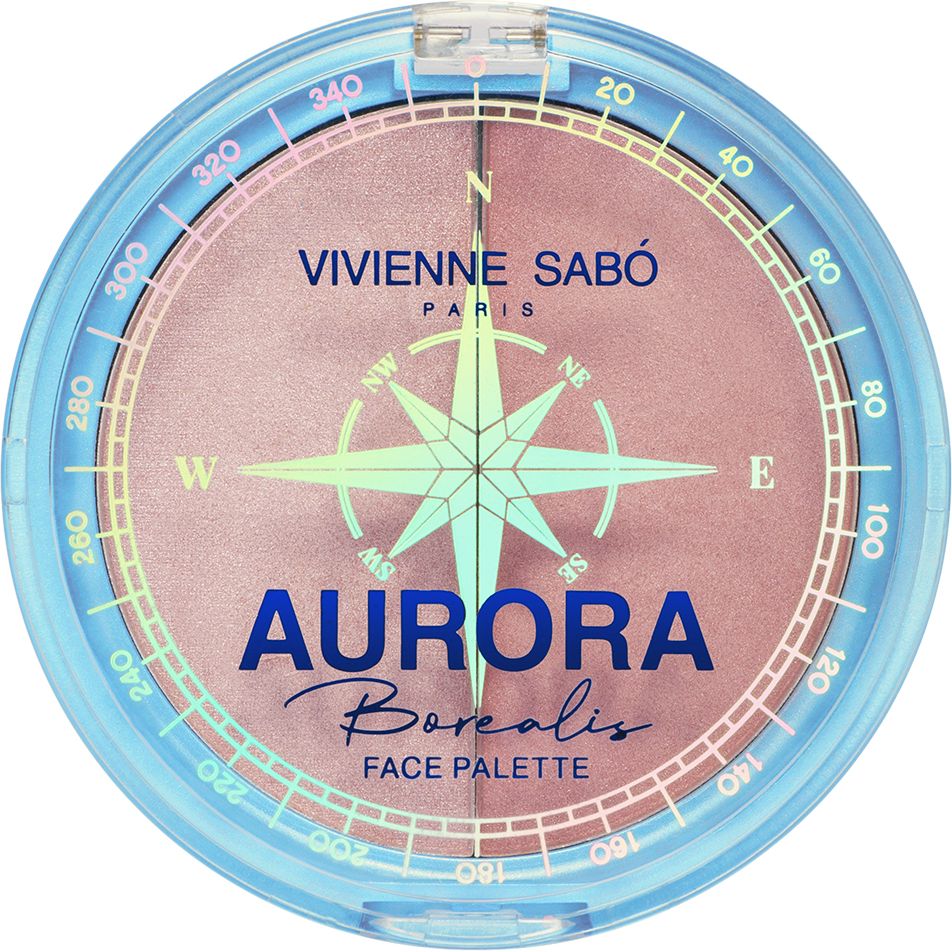 Палетка для скульптурування обличчя Vivienne Sabo Aurora Borealis, відтінок 01, 8 г (8000019771809) - фото 1