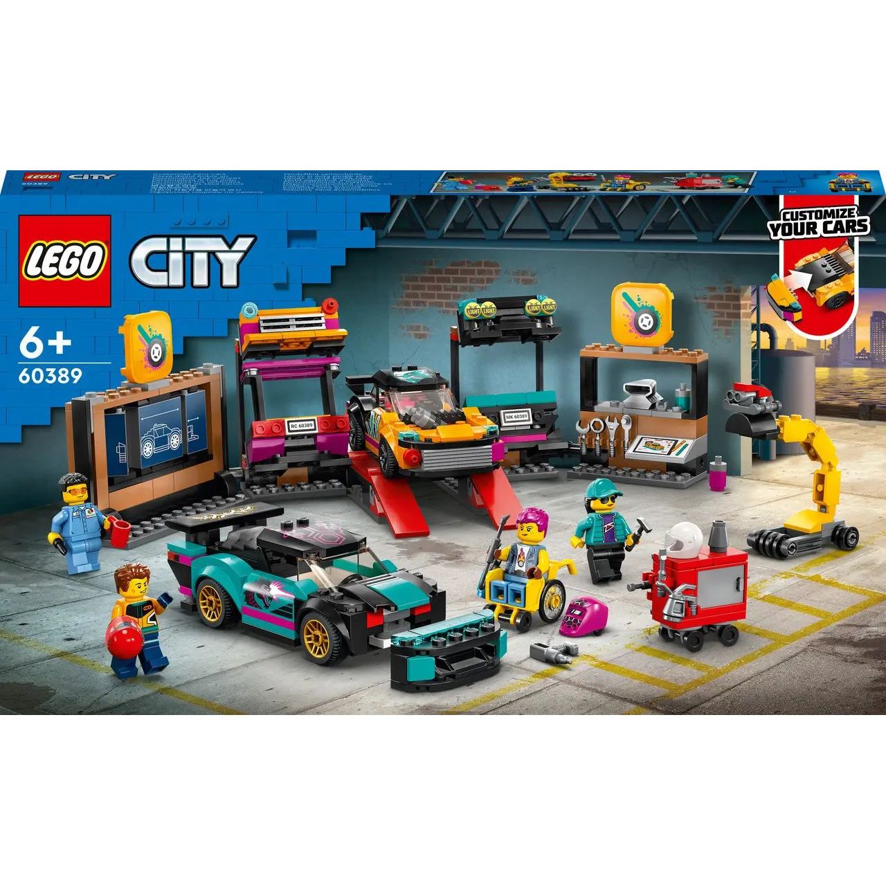 Конструктор LEGO City Тюнінг майстерня, 507 деталей (60389) - фото 1