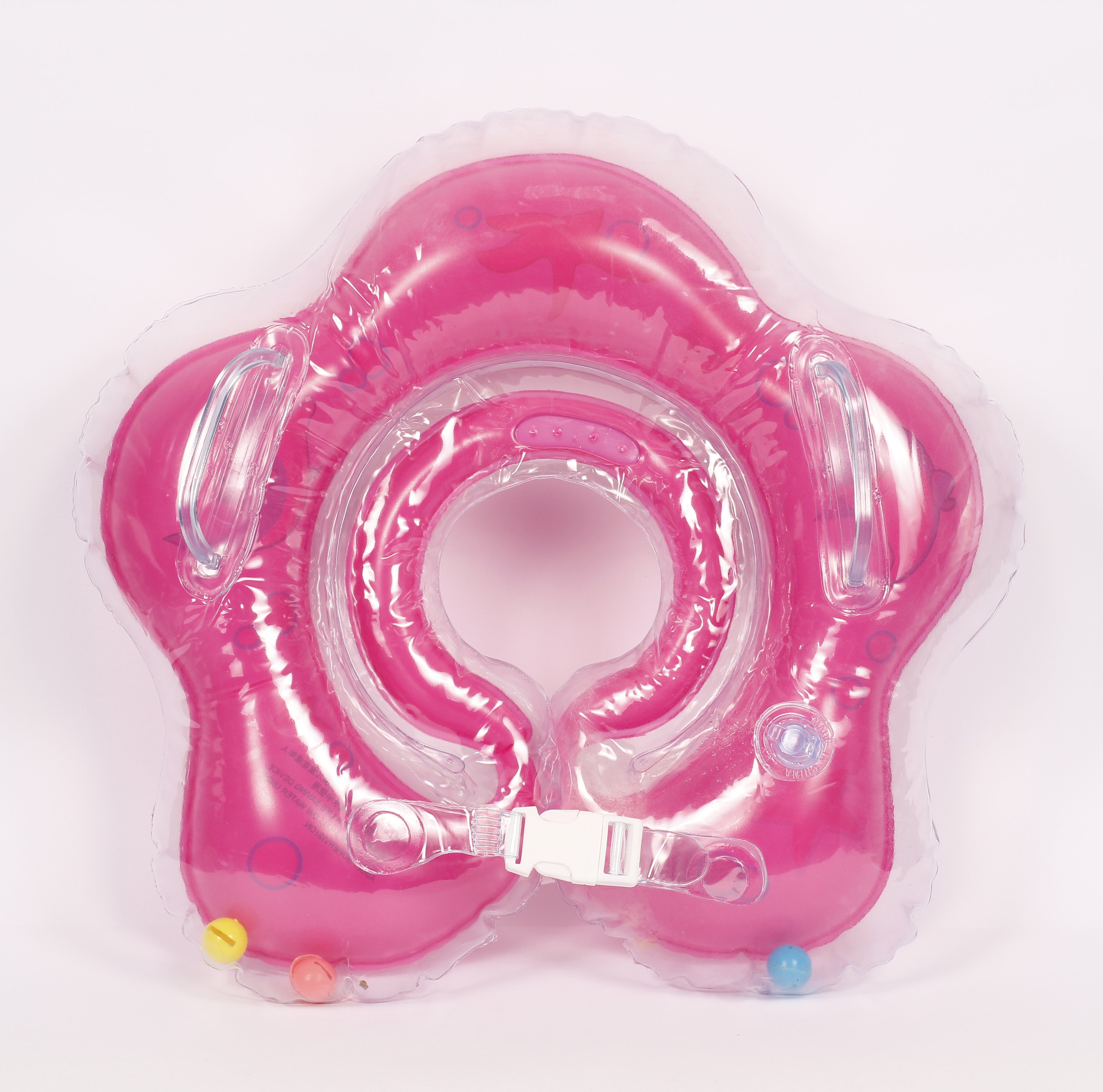 Круг для купания Курносики, с погремушкой, розовый (7180 рож) - фото 2