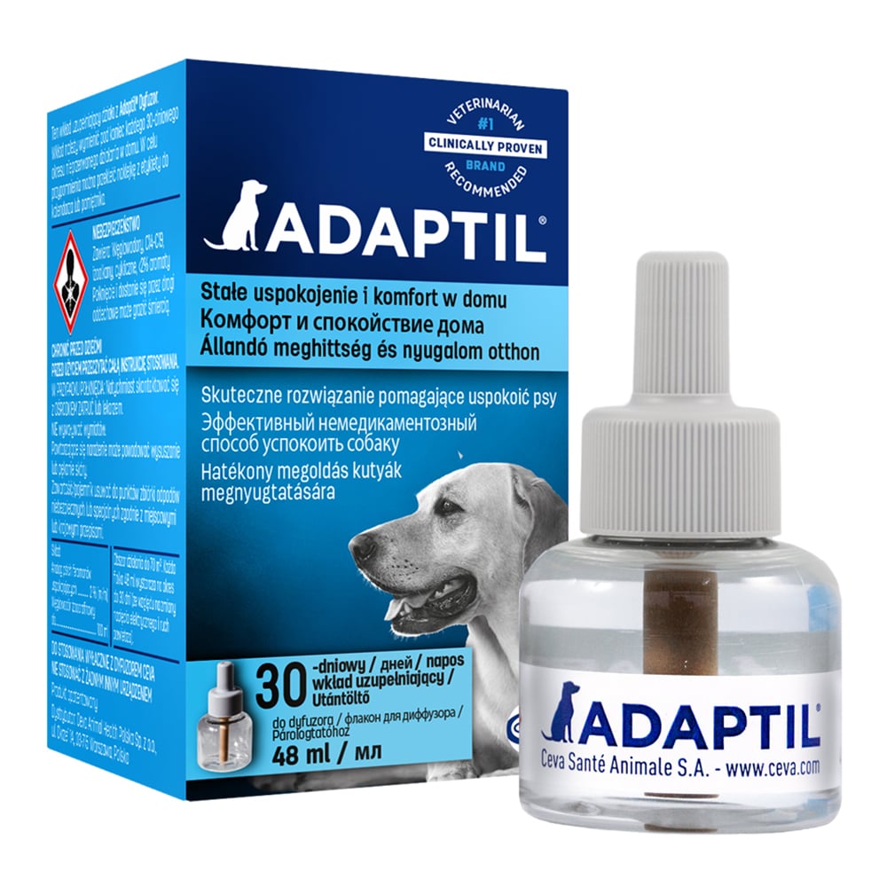 Змінний блок CEVA Adaptil, заспокійливий засіб для собак під час стресу, 48 мл - фото 1