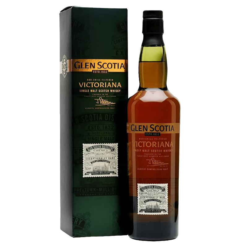 Виски Glen Scotia Victoriana Single Malt Scotch Whisky 54.2% 0.7 л - фото 1