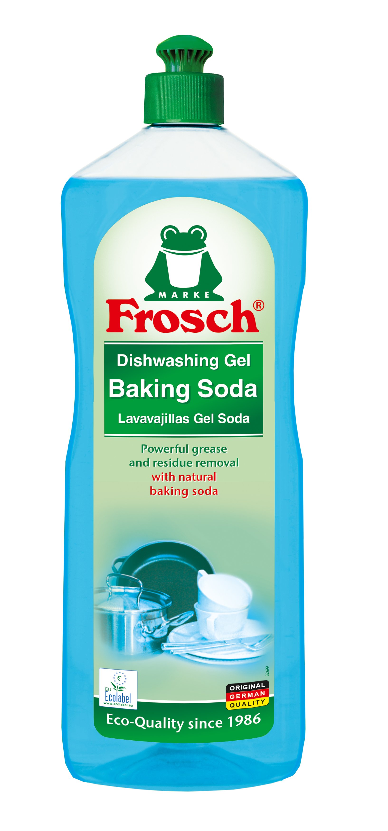 Фото - Ручное мытье посуды Frosch Бальзам-Концентрат для посуду , з содою, 1000 мл 