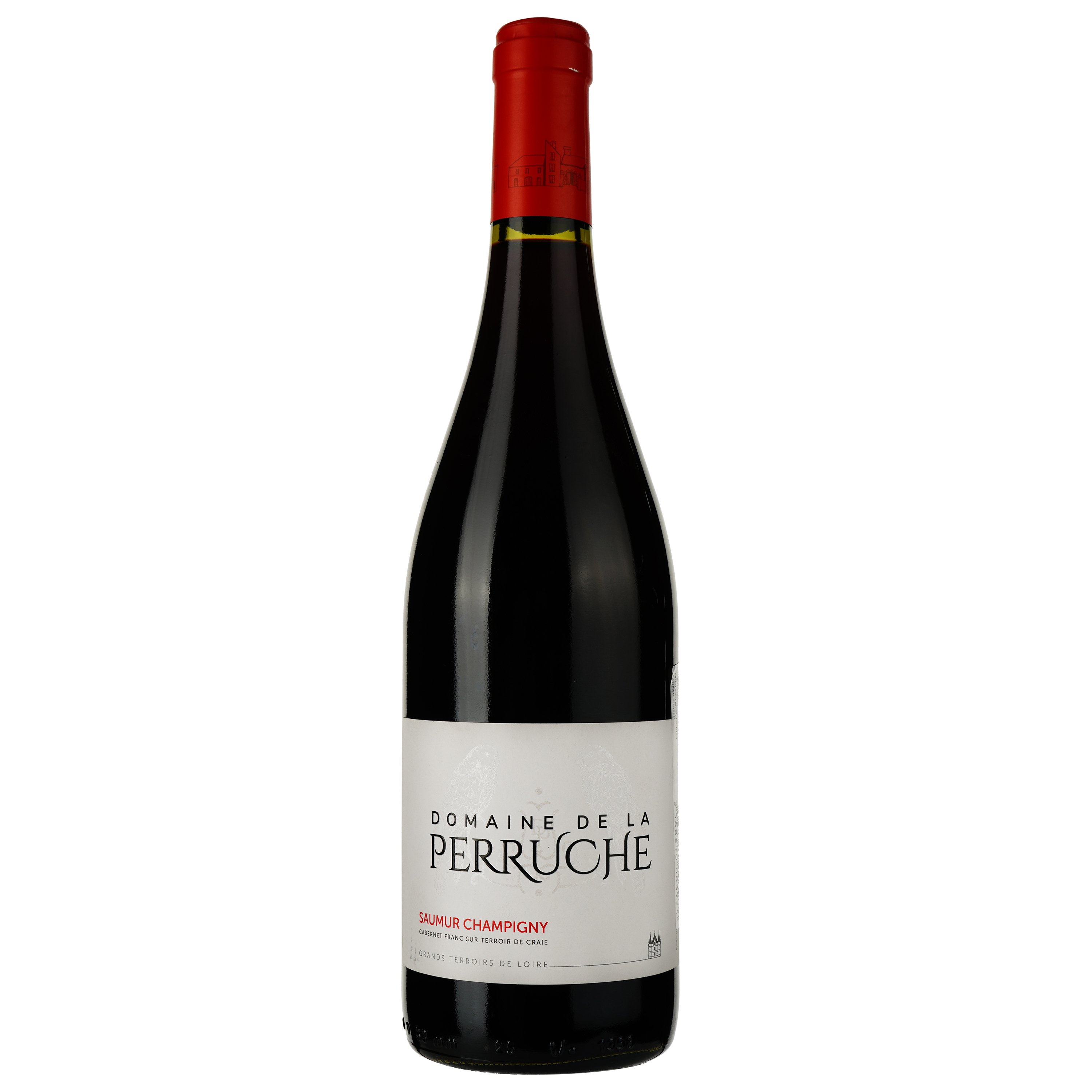 Вино Domaine de la Perruche Saumur Champigny AOP Terroir de Craie 2020, красное, сухое, 0.75 л - фото 1