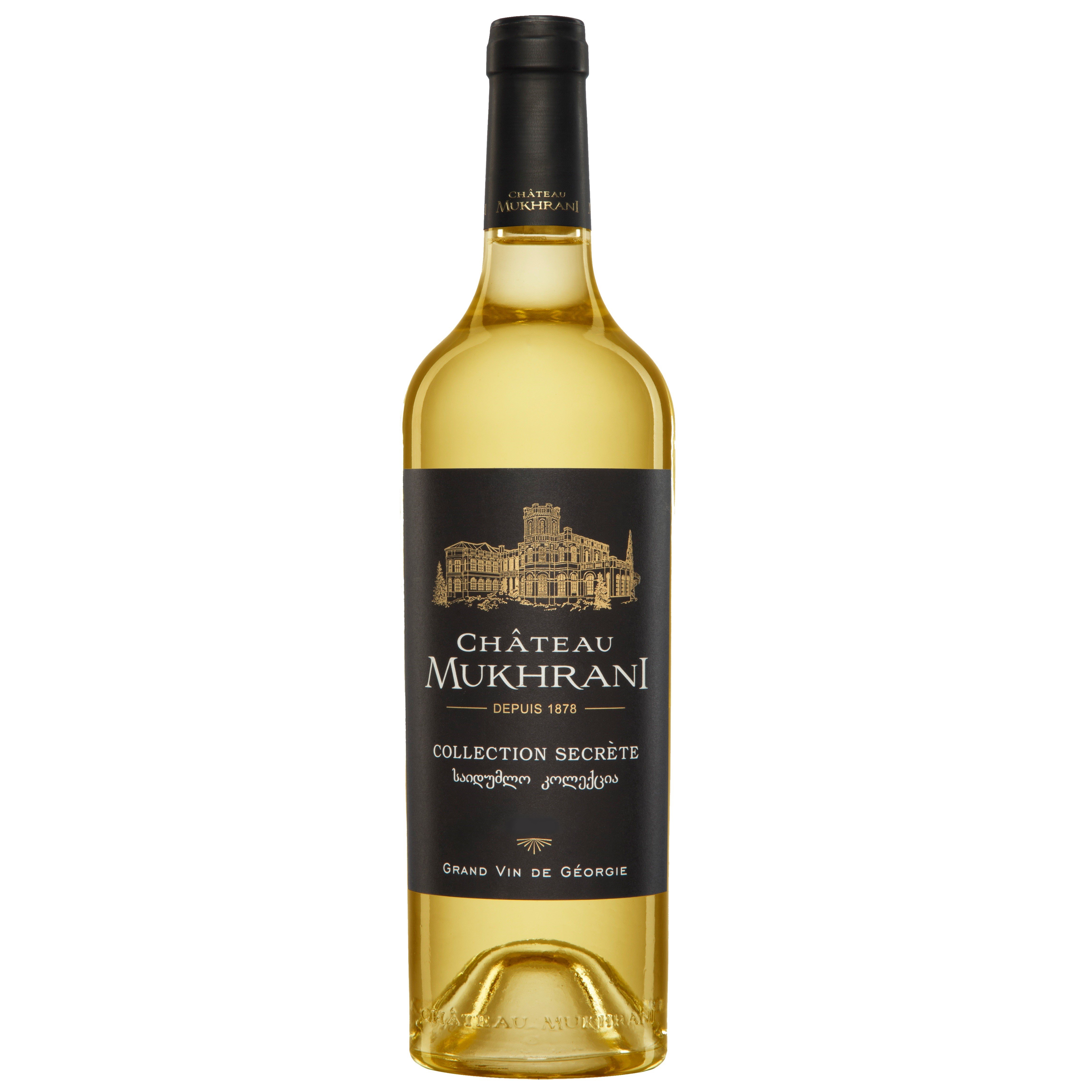 Вино Chateau Mukhrani Collection Secrеte, белое, сухое, 13,5%, 0,75 л (713953) - фото 1