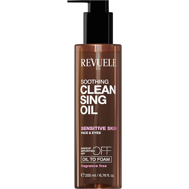 Масло для очистки лица Revuele Soothing Clean Sing Oil Sensitive Skin 200 мл - фото 1